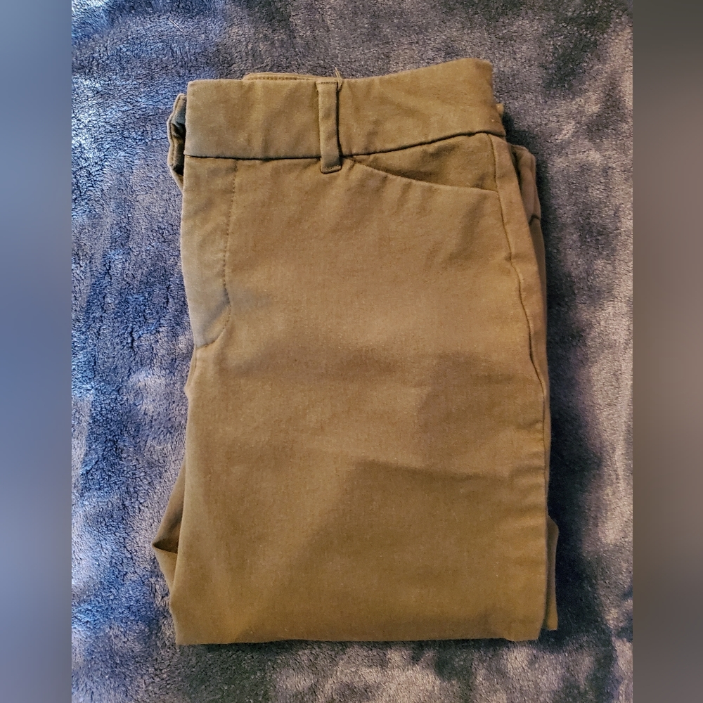 Old Navy, 6, dress pants, army green